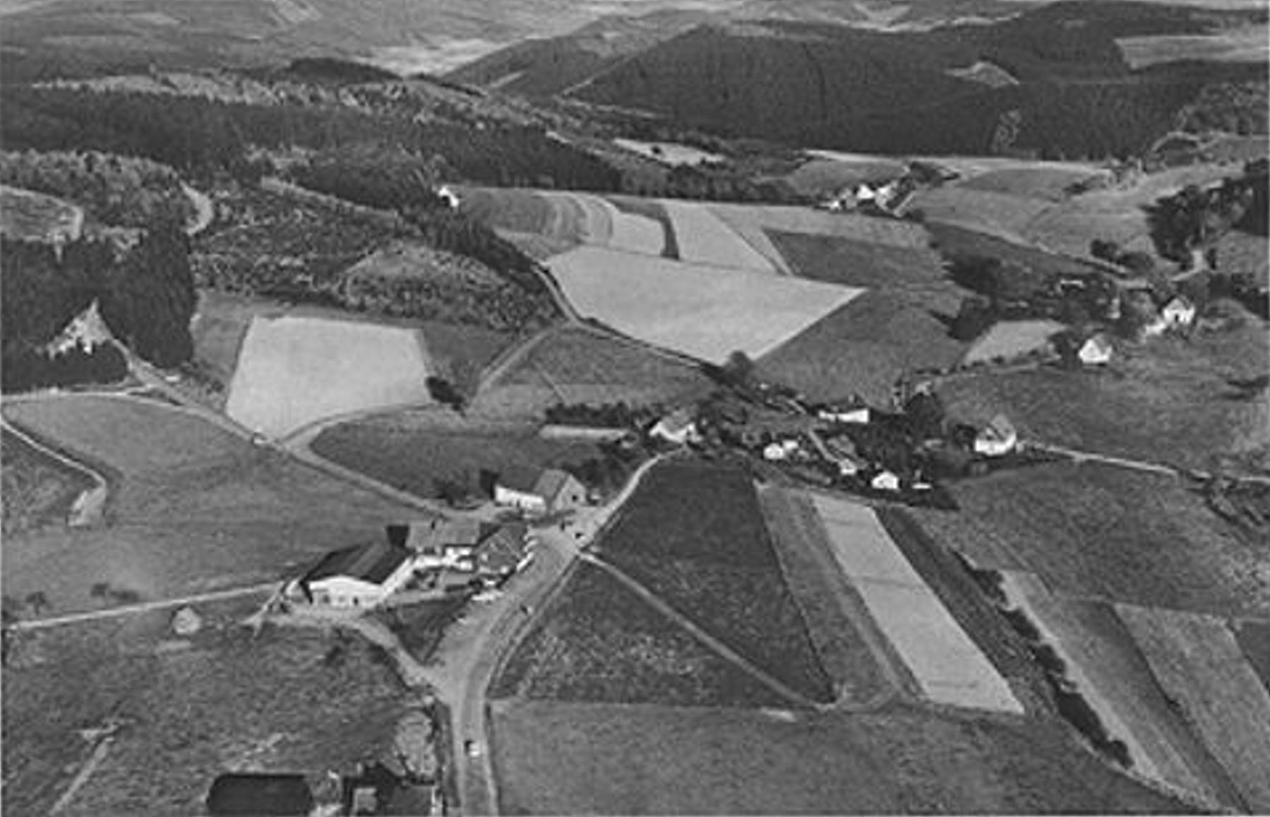 Luftaufnahme Faulebutter. Bild mit freundlicher Gemehmigung des Gemeinde-Archiv Finnentrop