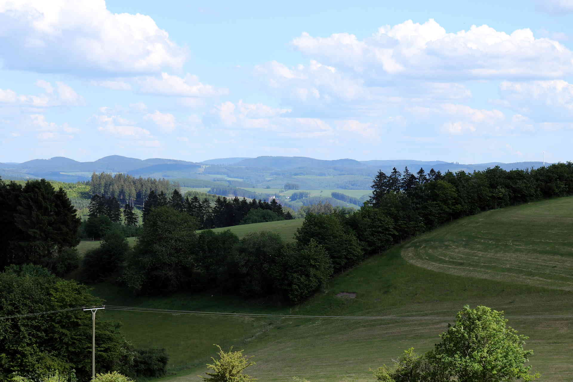 Blick auf die Hügel um  Faulebutter © altais.de